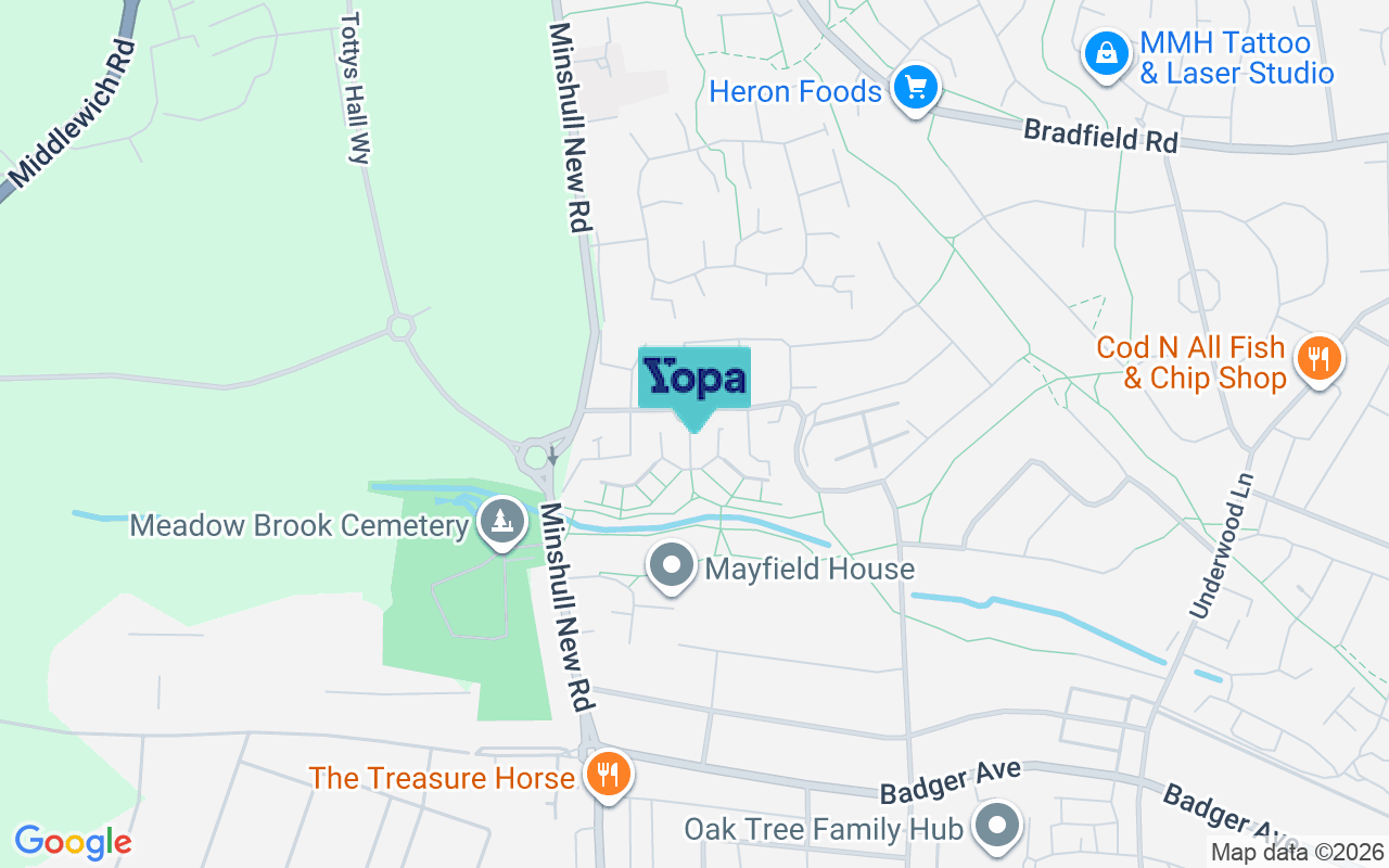 Map showing the location of CW1 3GJ