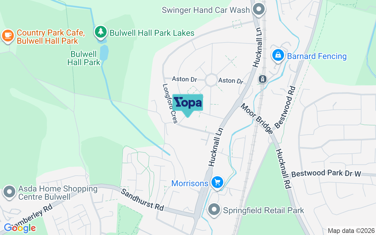Map showing the location of NG6 8BN