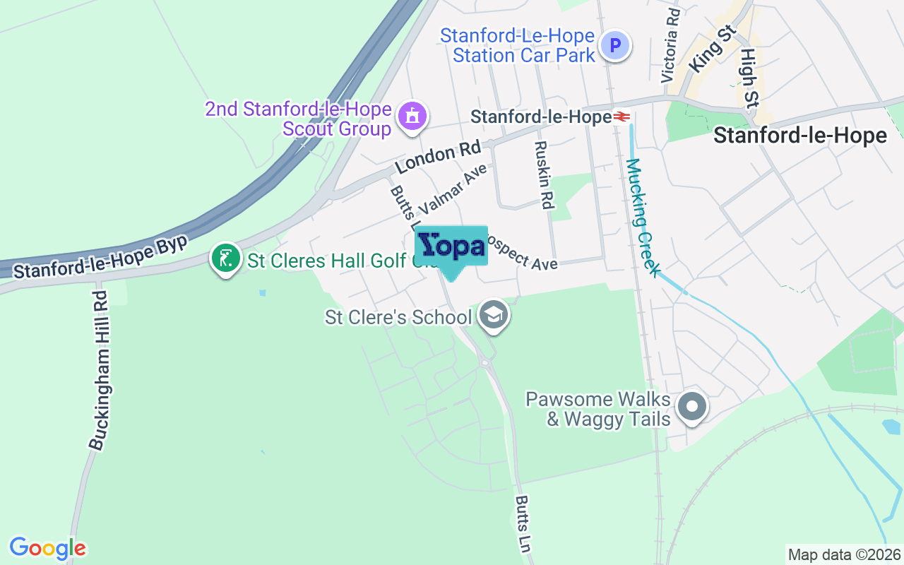 Map showing the location of SS17 0NW