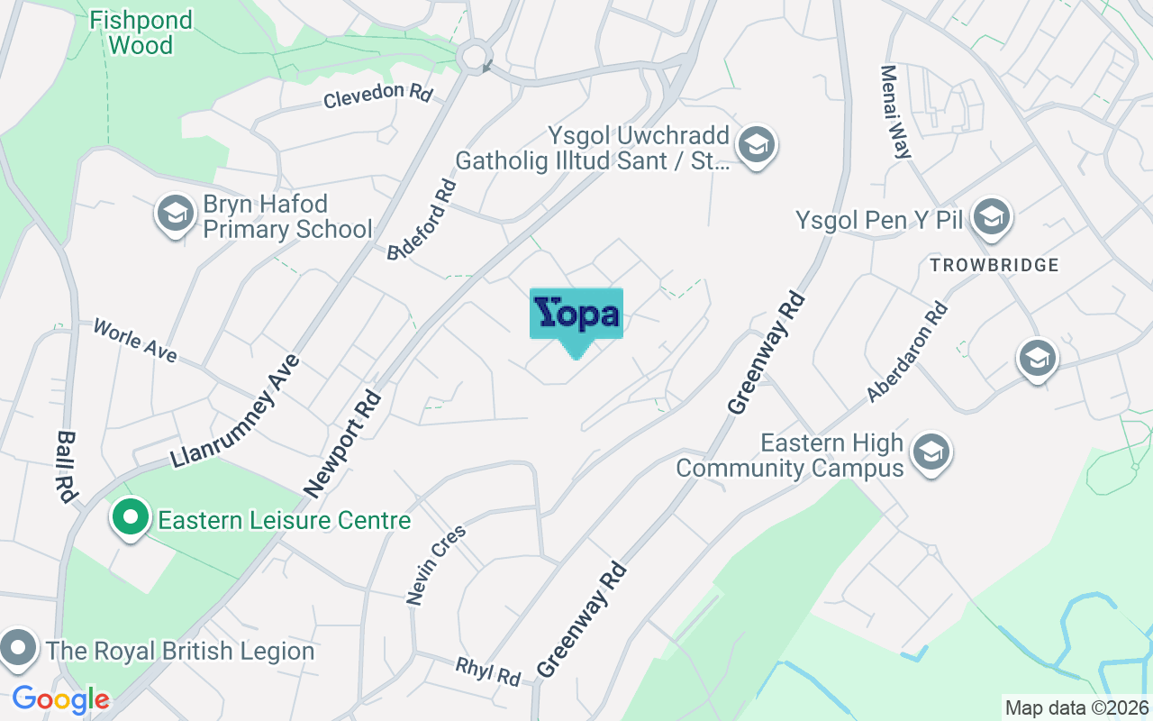 Map showing the location of CF3 3NL
