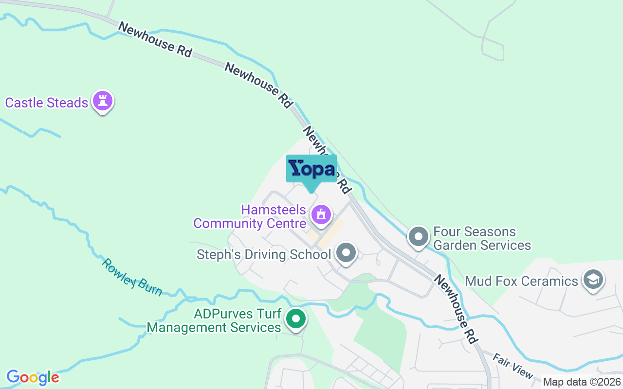 Map showing the location of DH7 9LY