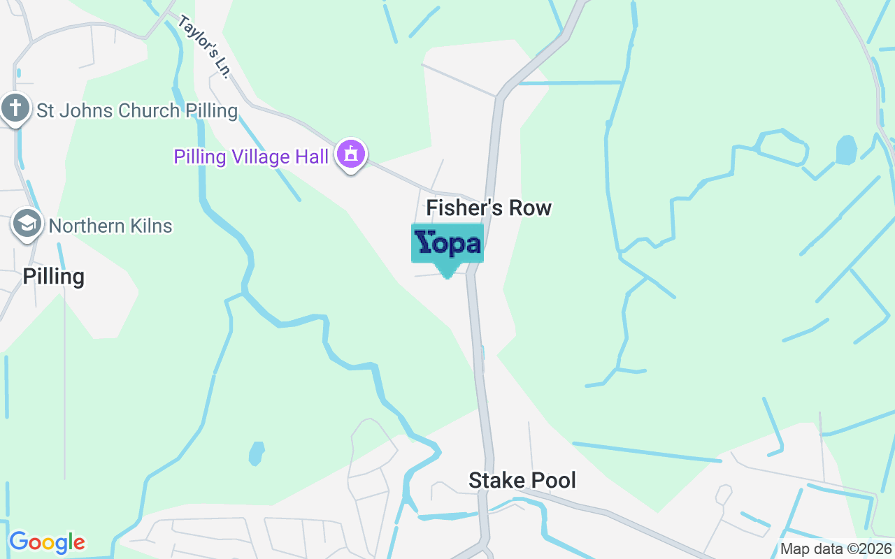 Map showing the location of PR3 6BG
