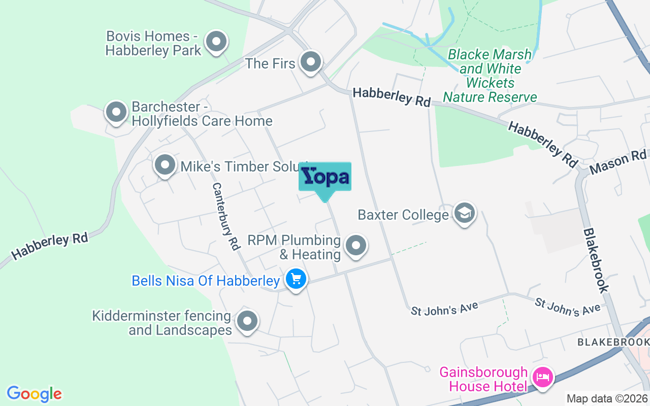Map showing the location of DY11 6DE