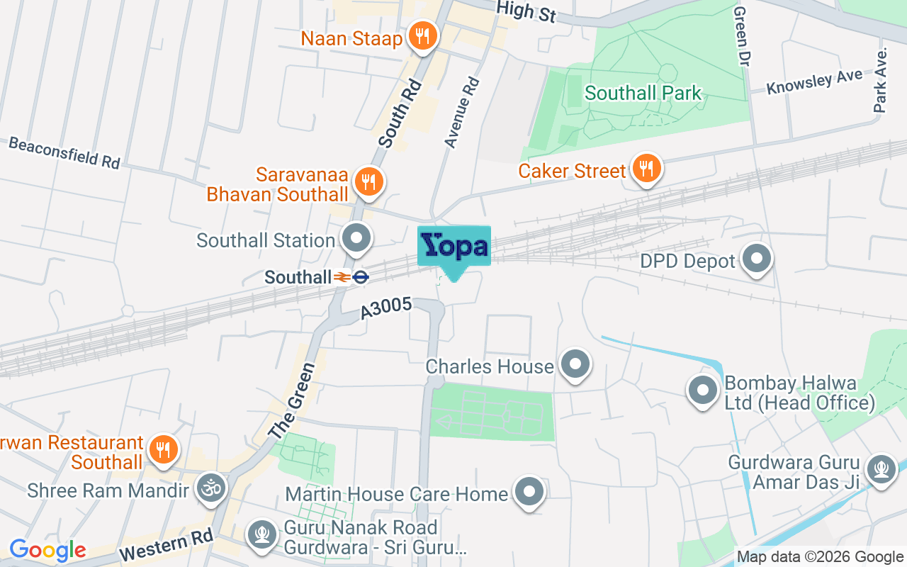 Map showing the location of UB2 4WH