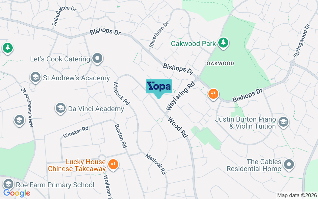 Map showing the location of DE21 4PJ