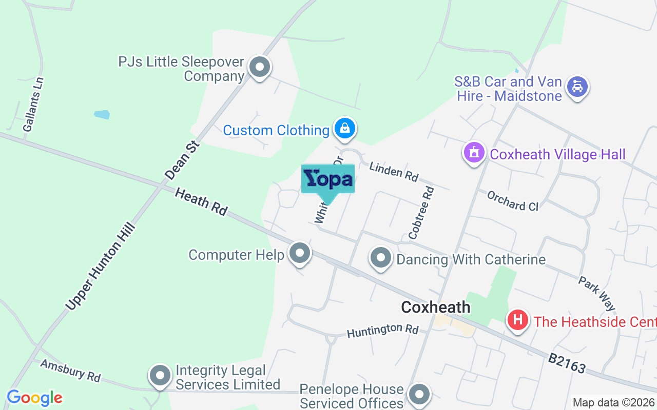 Map showing the location of ME17 4QY