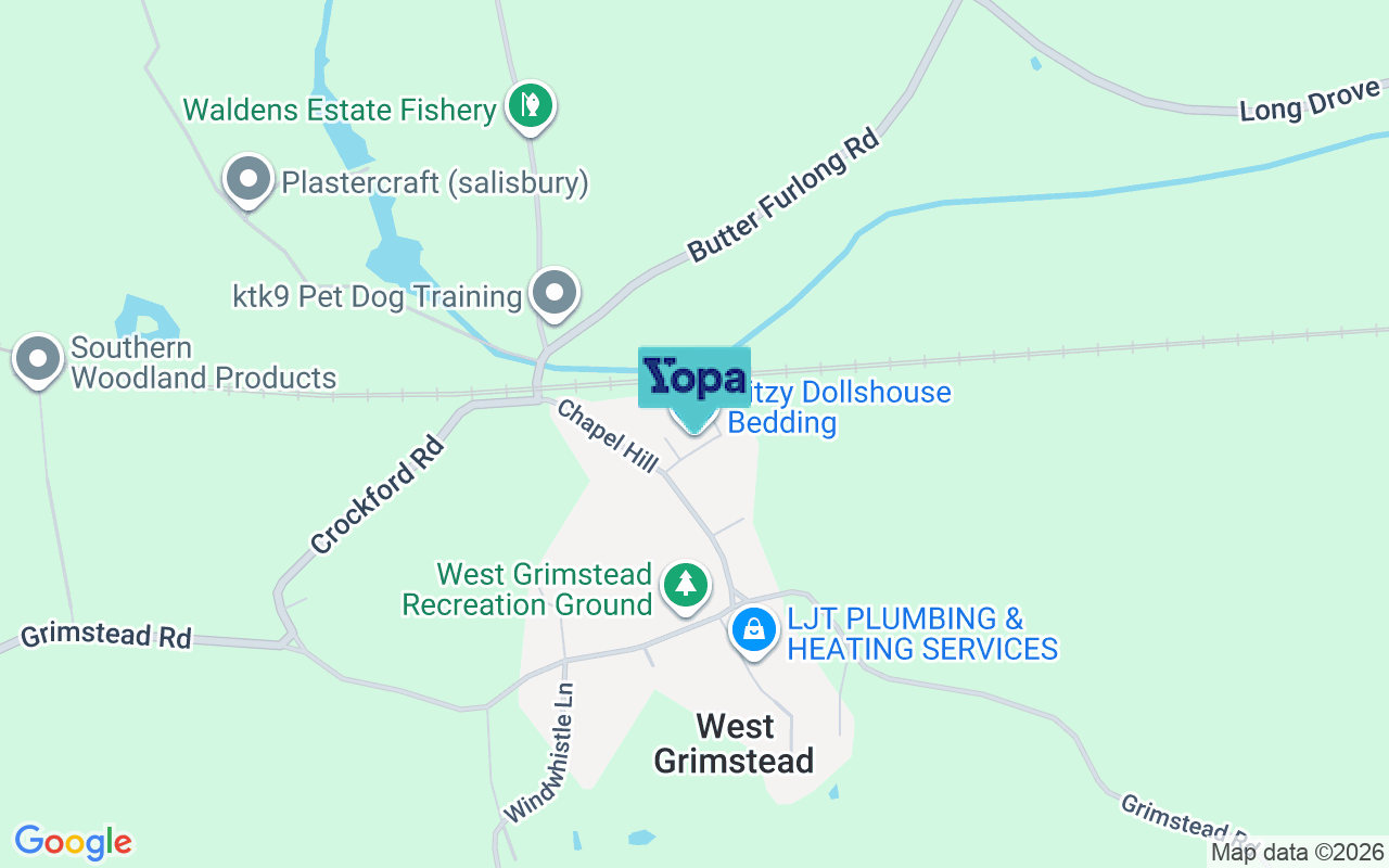 Map showing the location of SP5 3SH