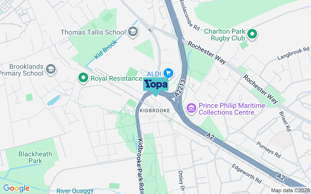 Map showing the location of SE3 9QY