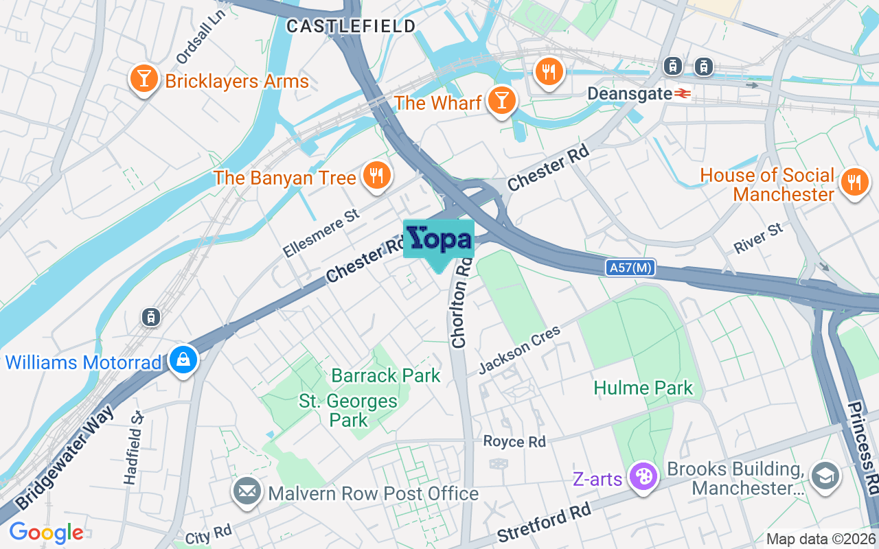 Map showing the location of M15 4HZ