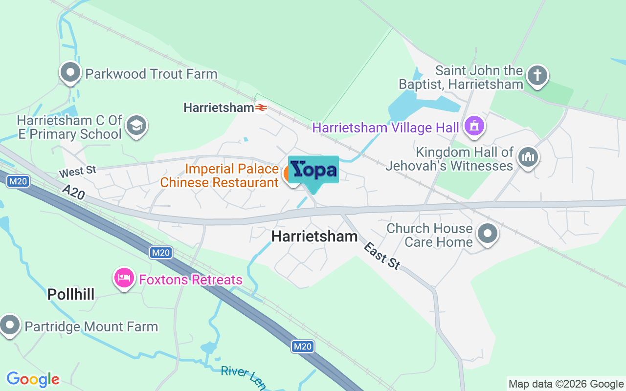 Map showing the location of ME17 1HU