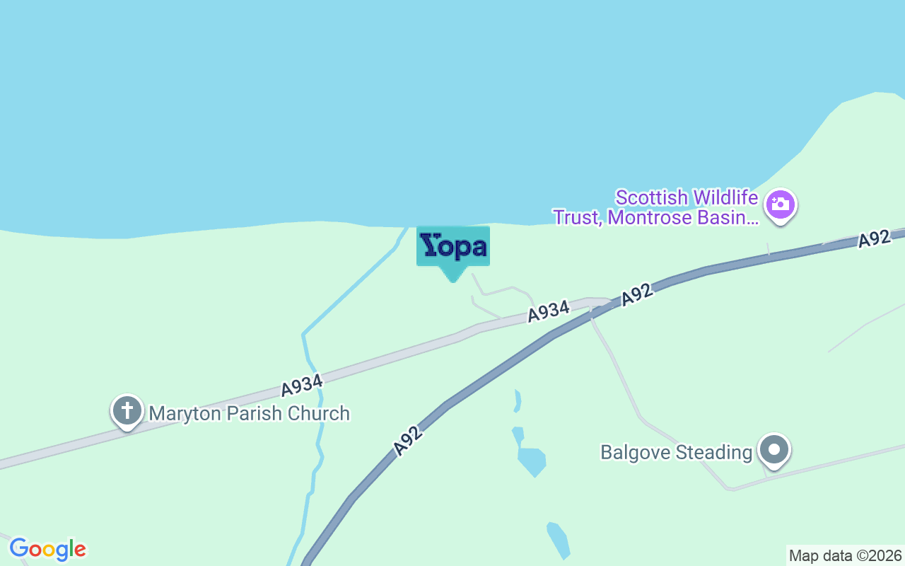 Map showing the location of DD10 9TJ