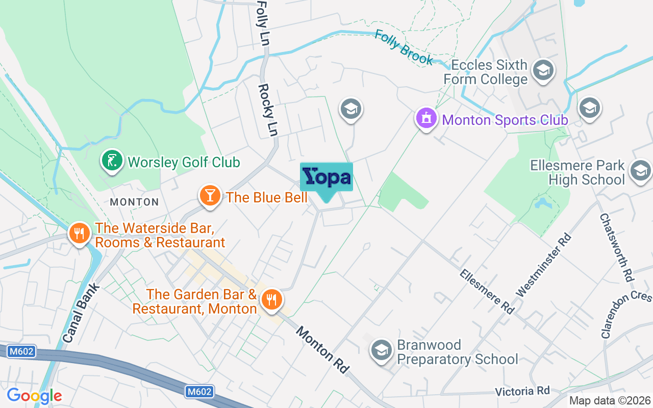 Map showing the location of M30 9JJ