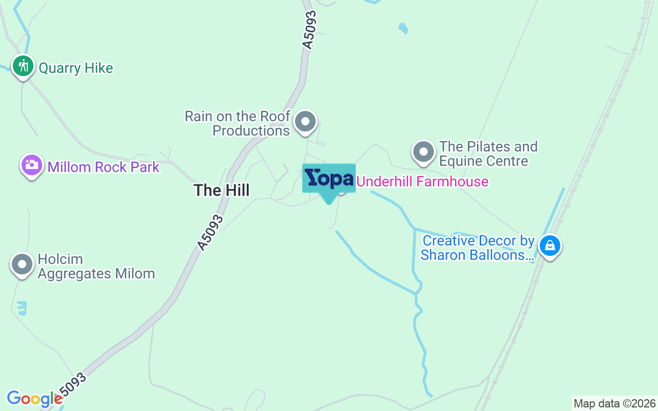 Map showing the location of LA18 5HE