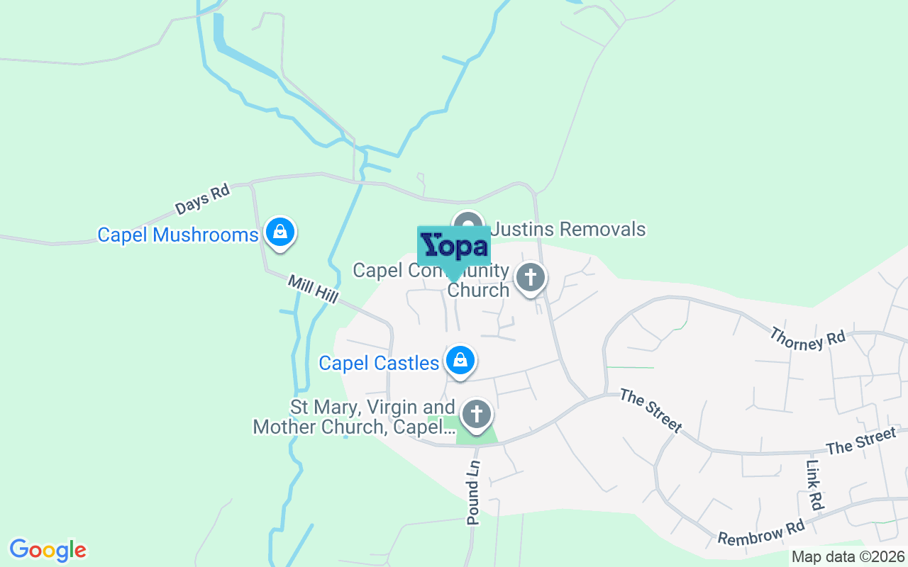 Map showing the location of IP9 2LN