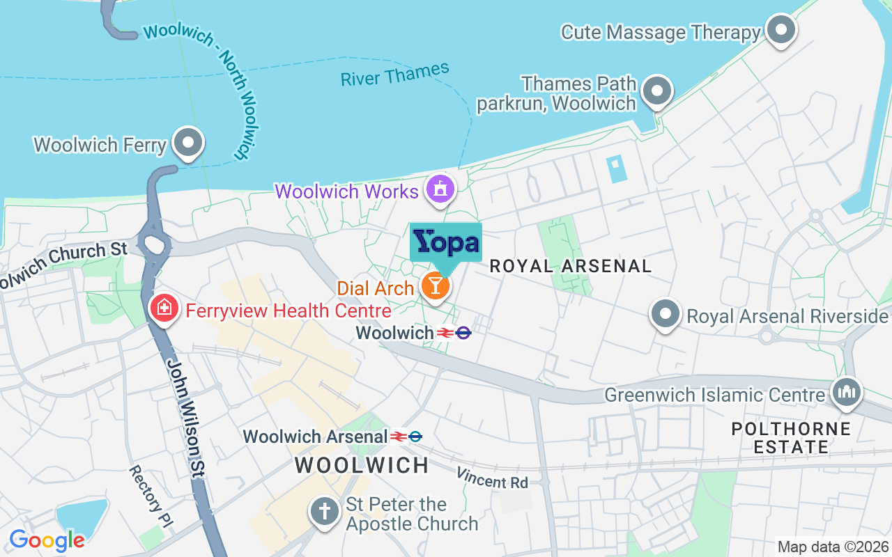 Map showing the location of SE18 6FB