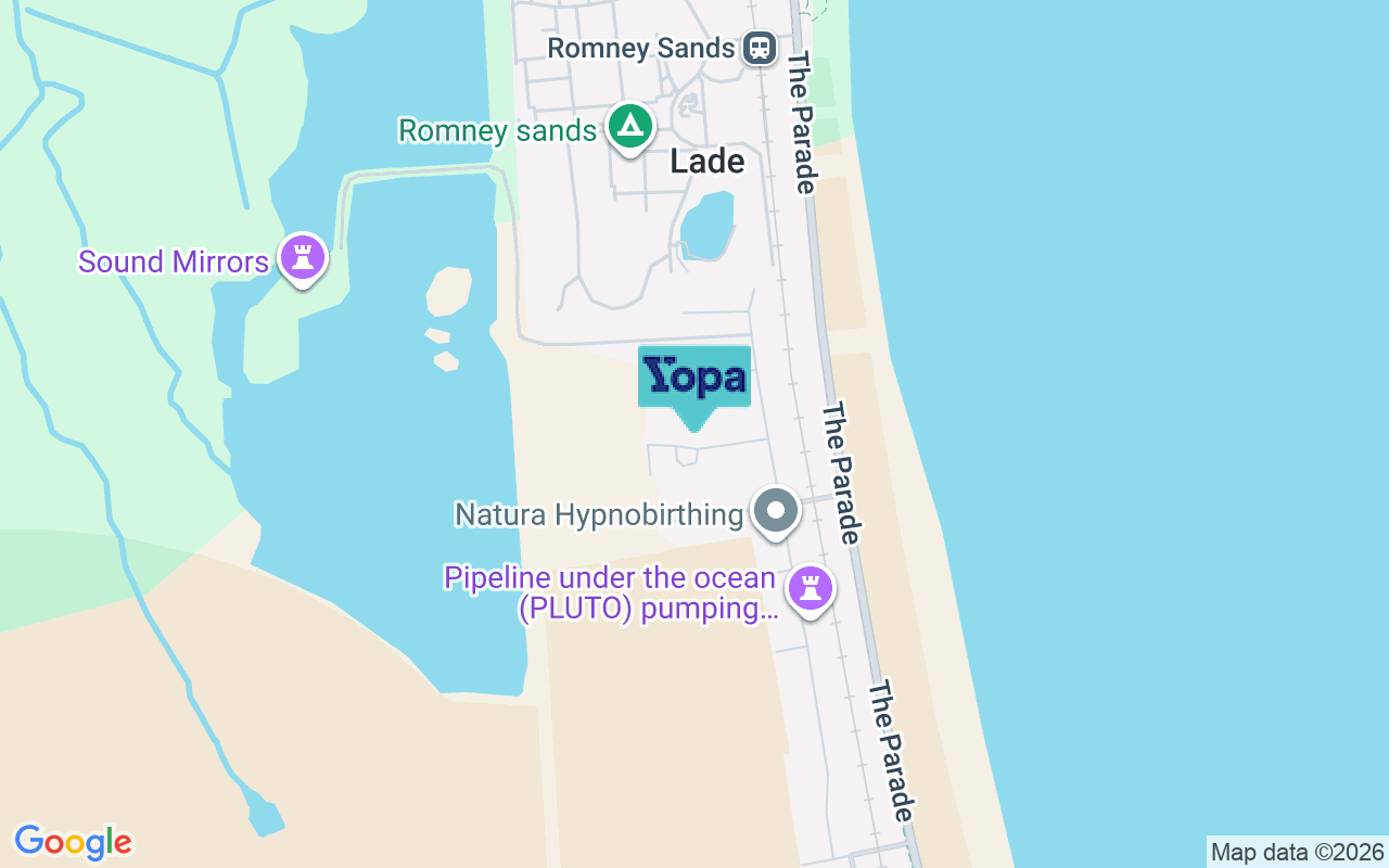 Map showing the location of TN28 8SA