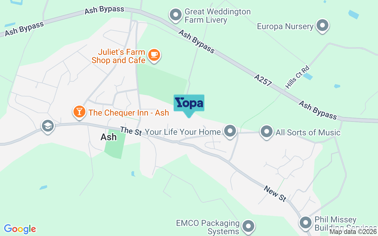 Map showing the location of CT3 2DF