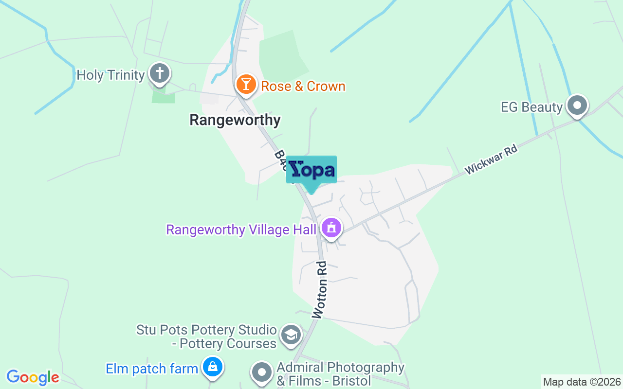 Map showing the location of BS37 7NB