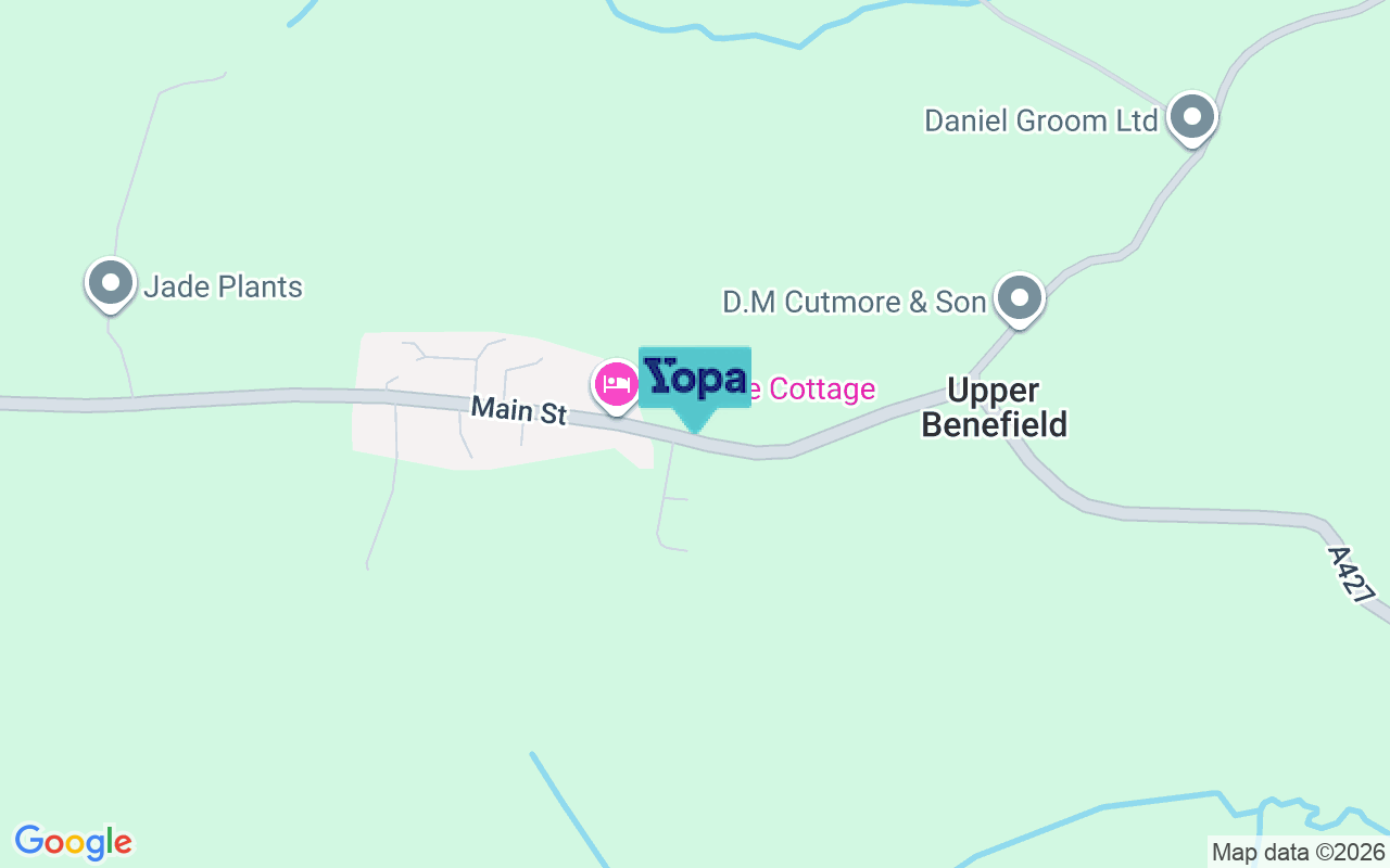 Map showing the location of PE8 5AN