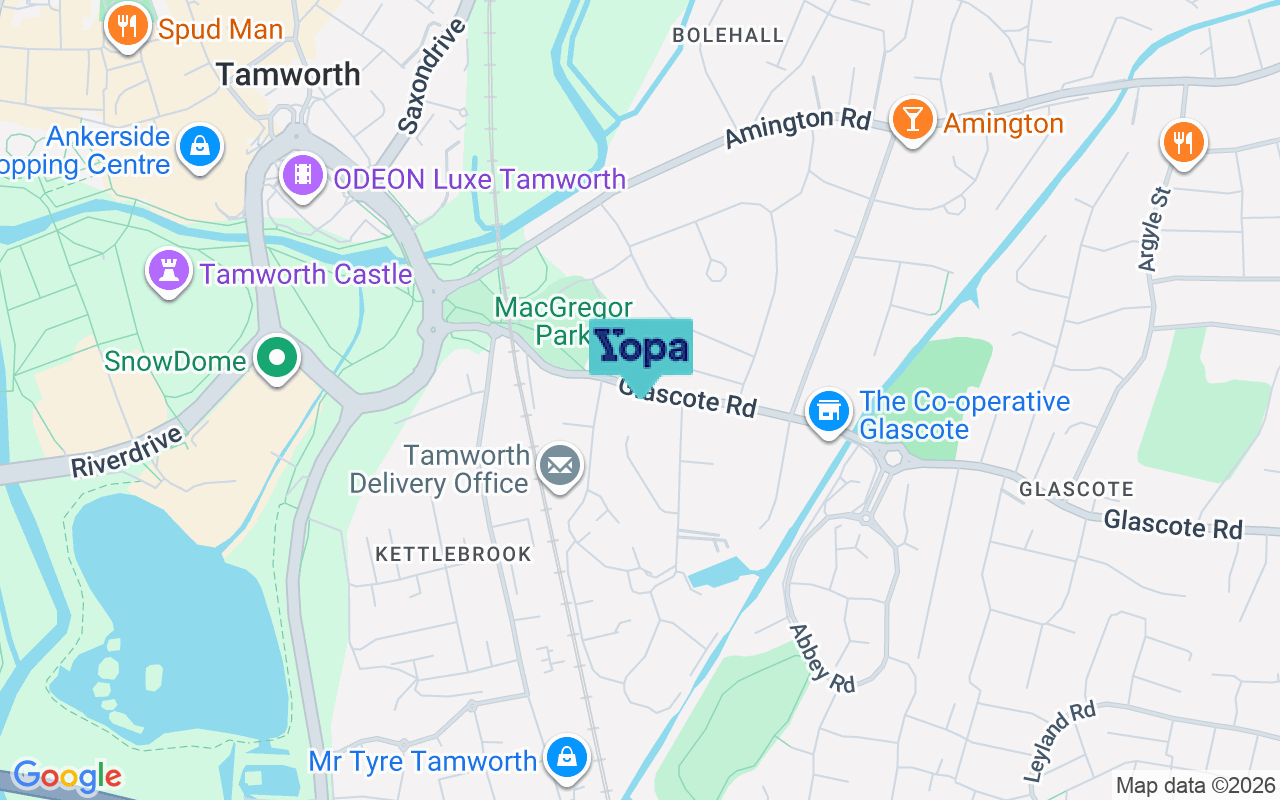 Map showing the location of B77 2AD