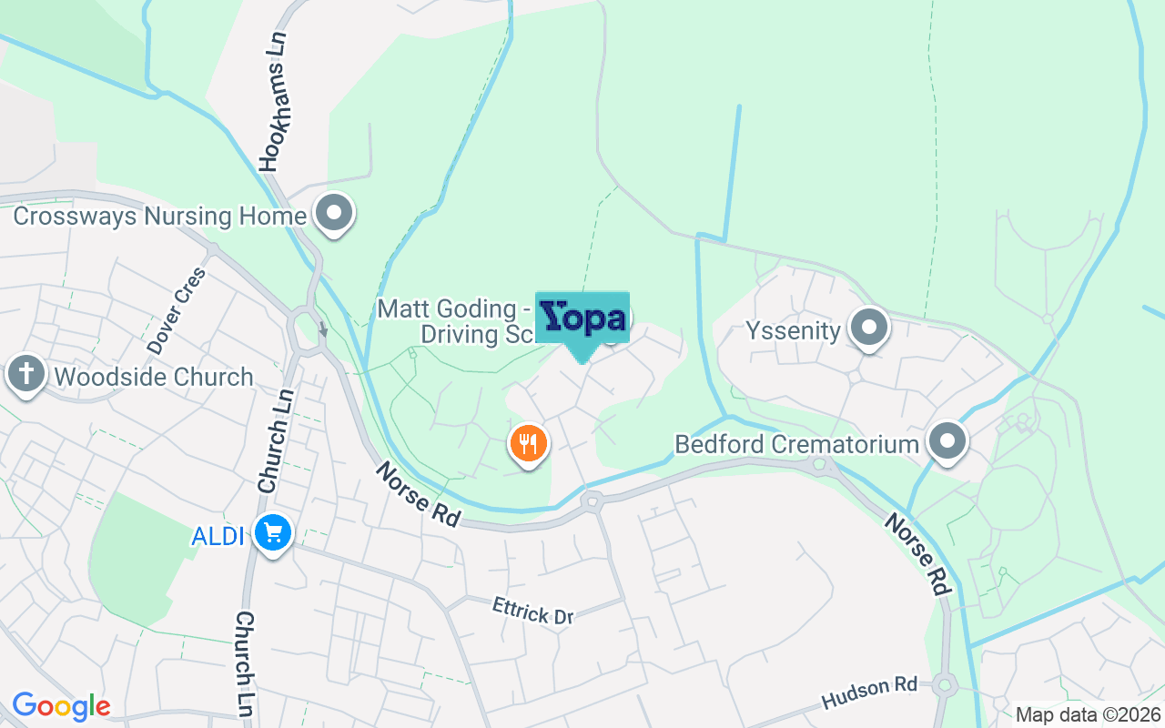 Map showing the location of MK41 0GQ