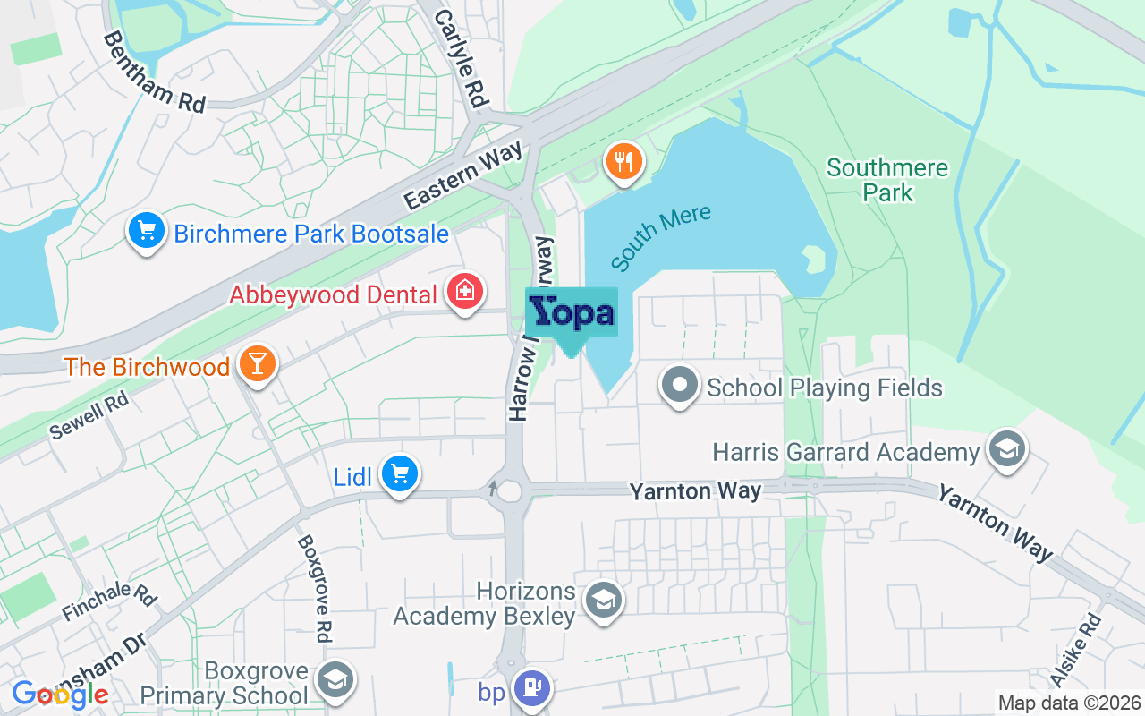 Map showing the location of SE2 9FJ