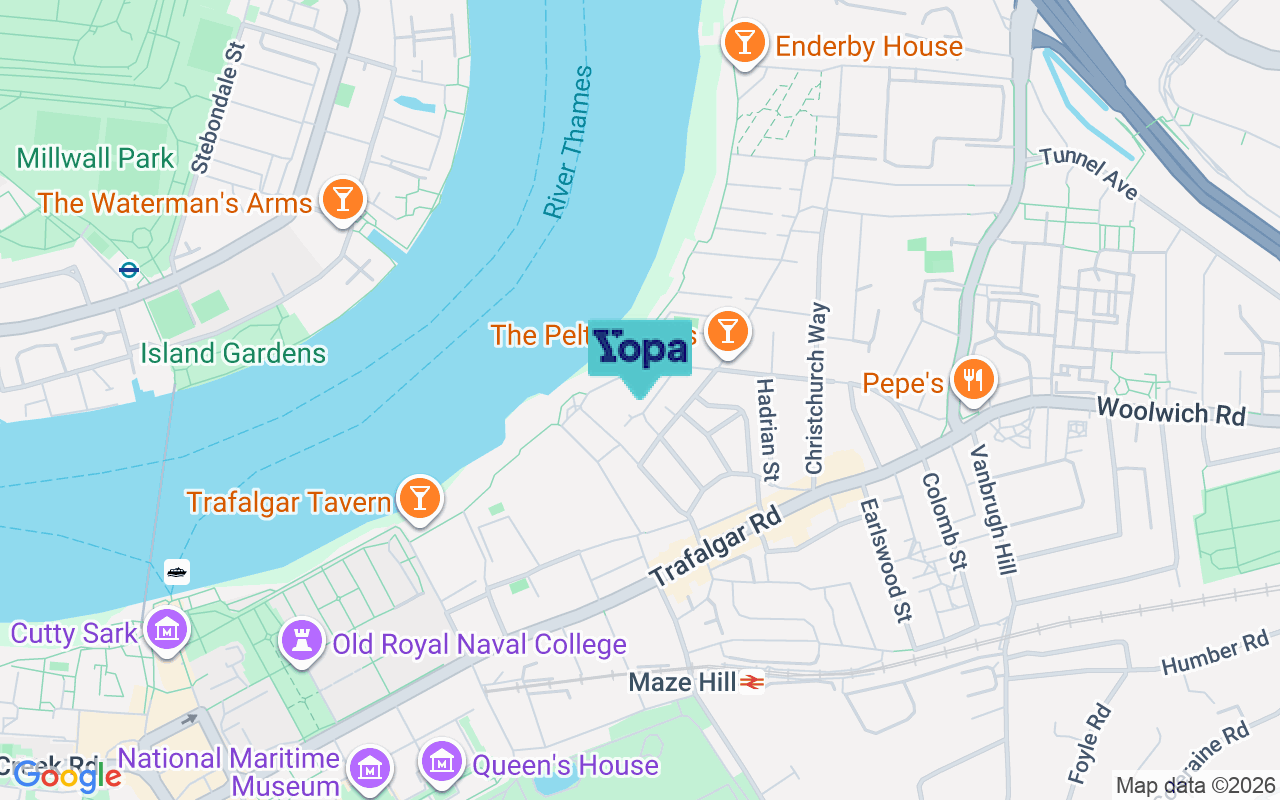 Map showing the location of SE10 9PF
