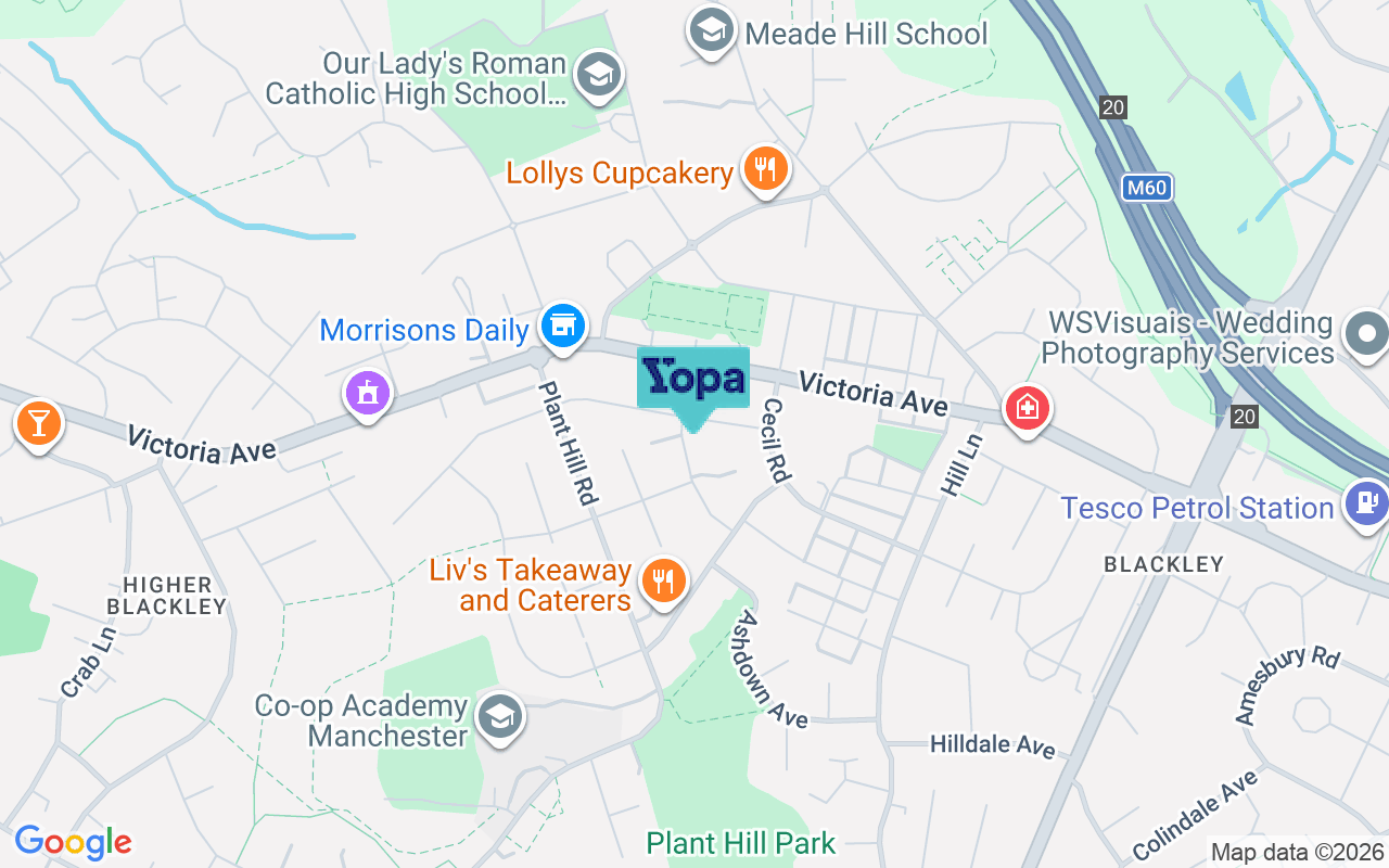 Map showing the location of M9 0WA