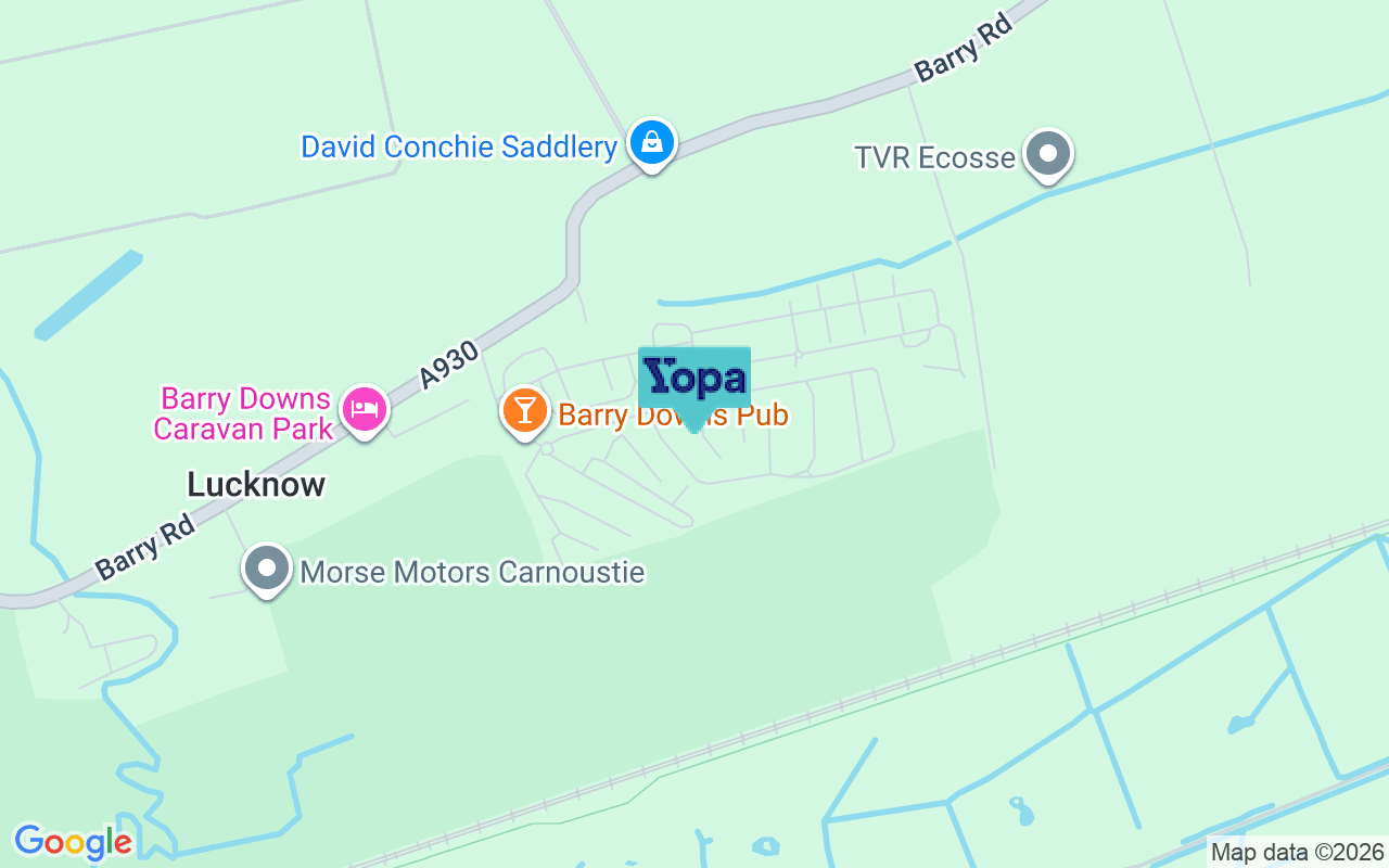 Map showing the location of DD7 7DW