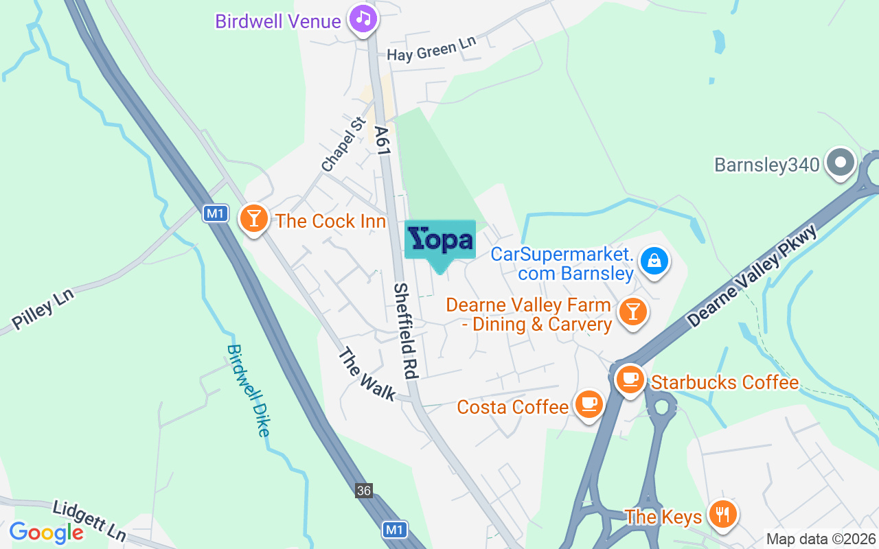Map showing the location of S70 5TH