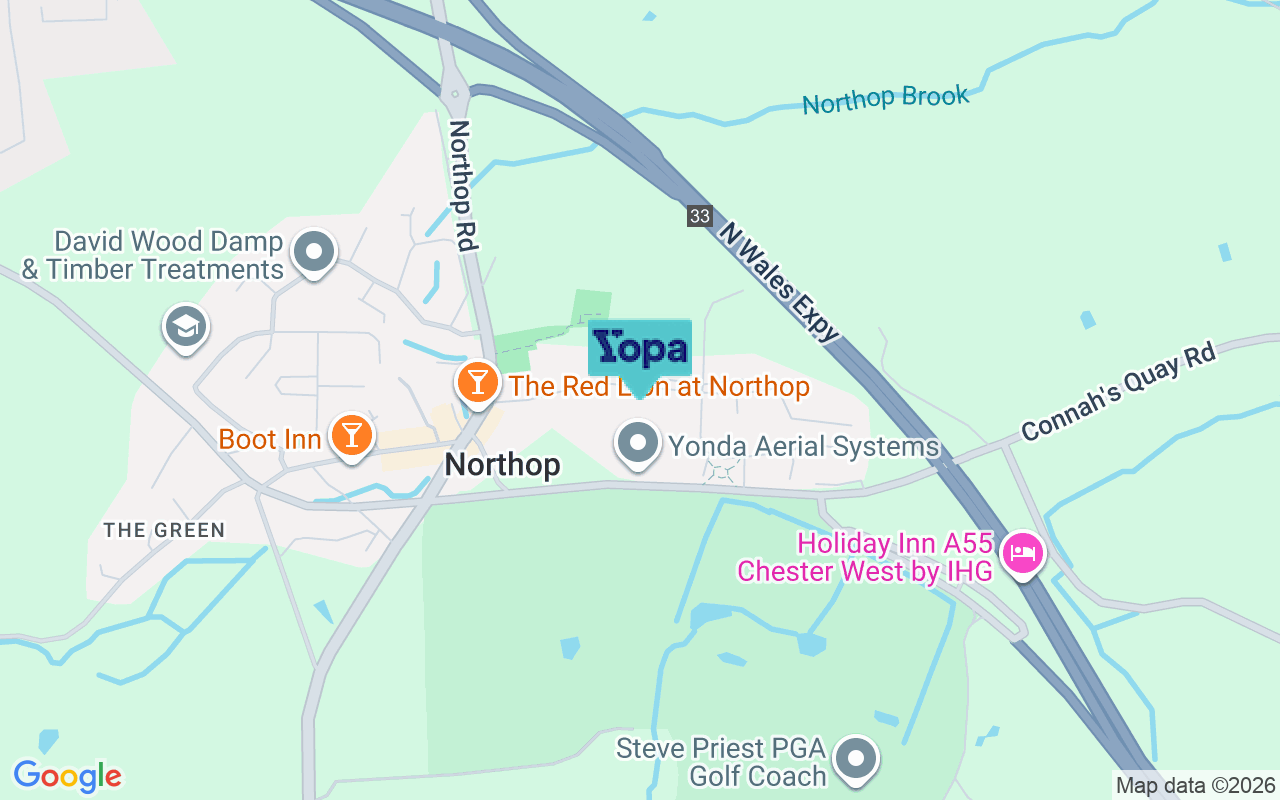 Map showing the location of CH7 6BS