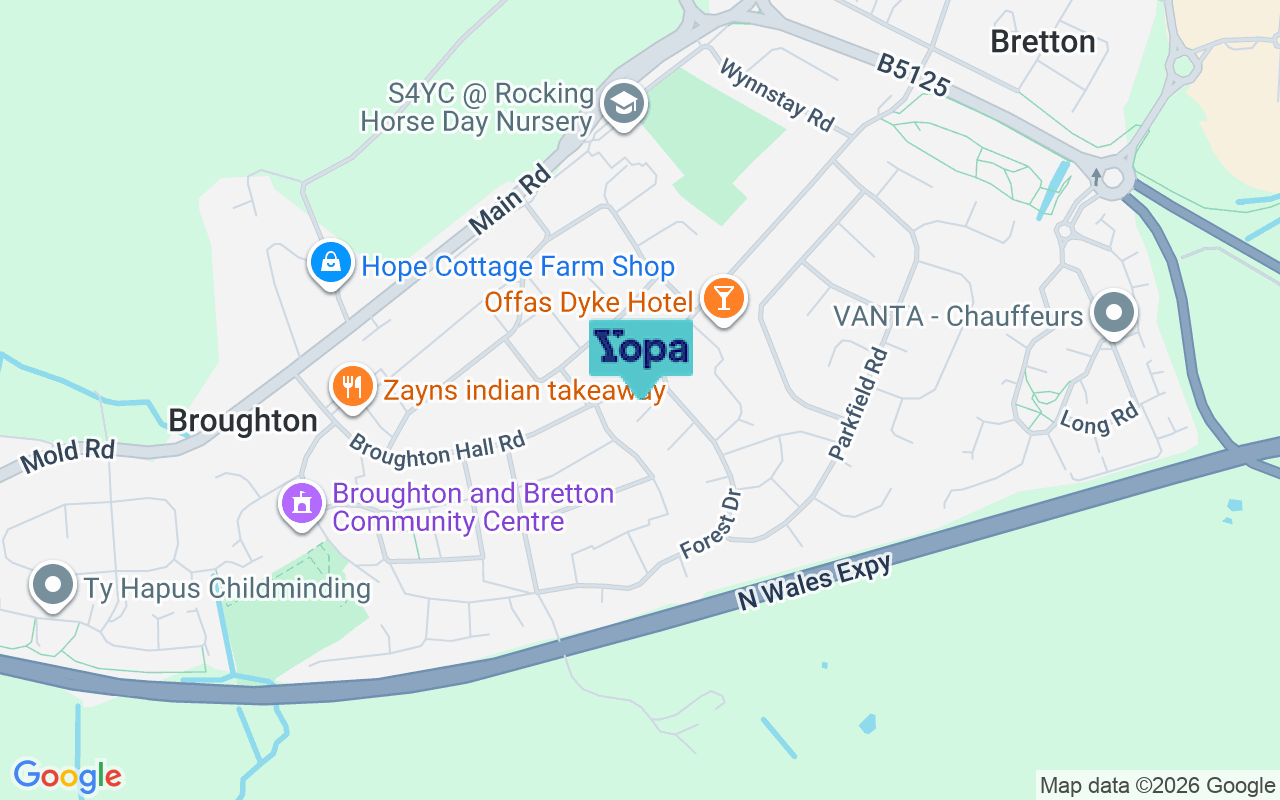 Map showing the location of CH4 0QU