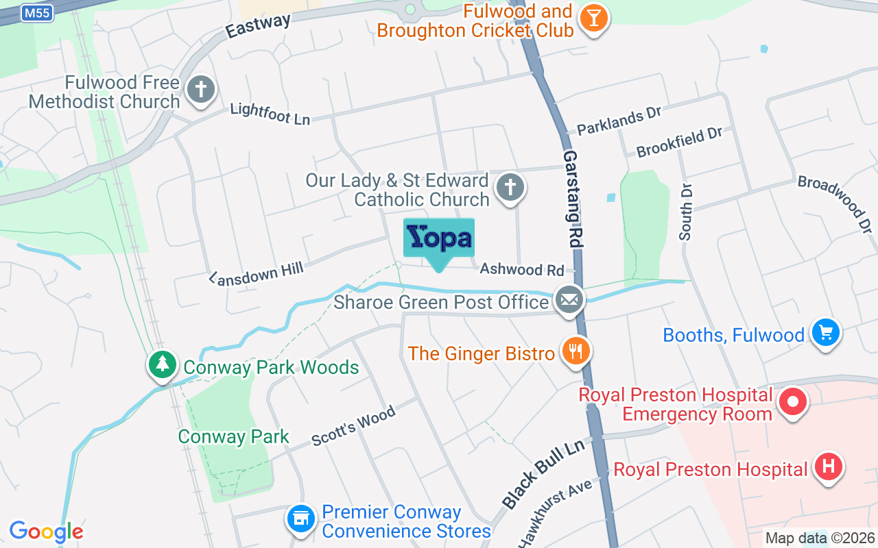 Map showing the location of PR2 9UD