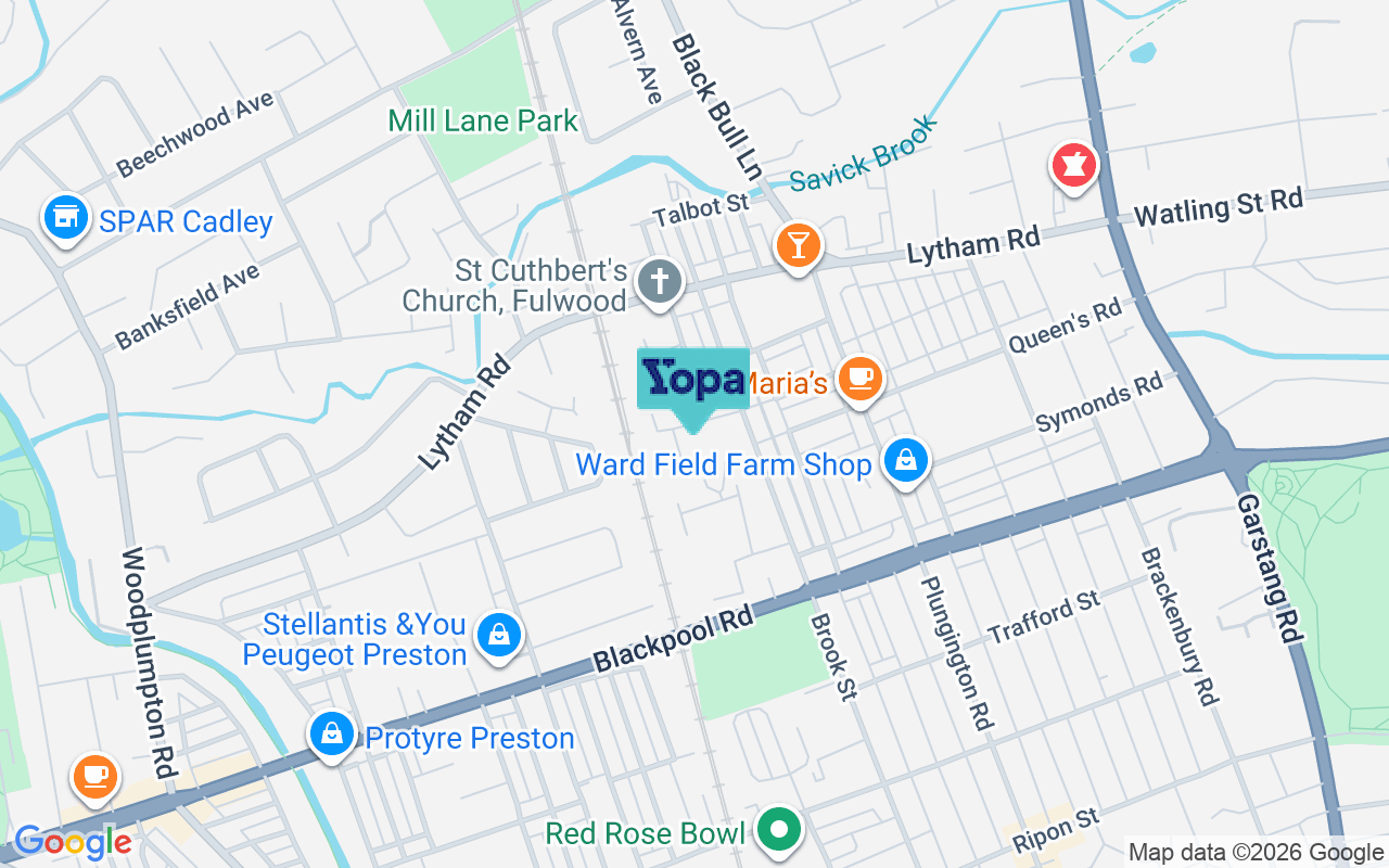 Map showing the location of PR2 3BB