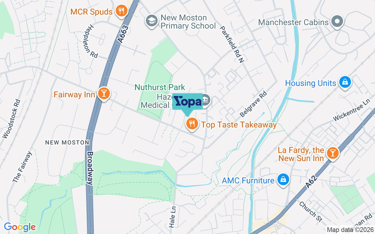 Map showing the location of M40 3GW