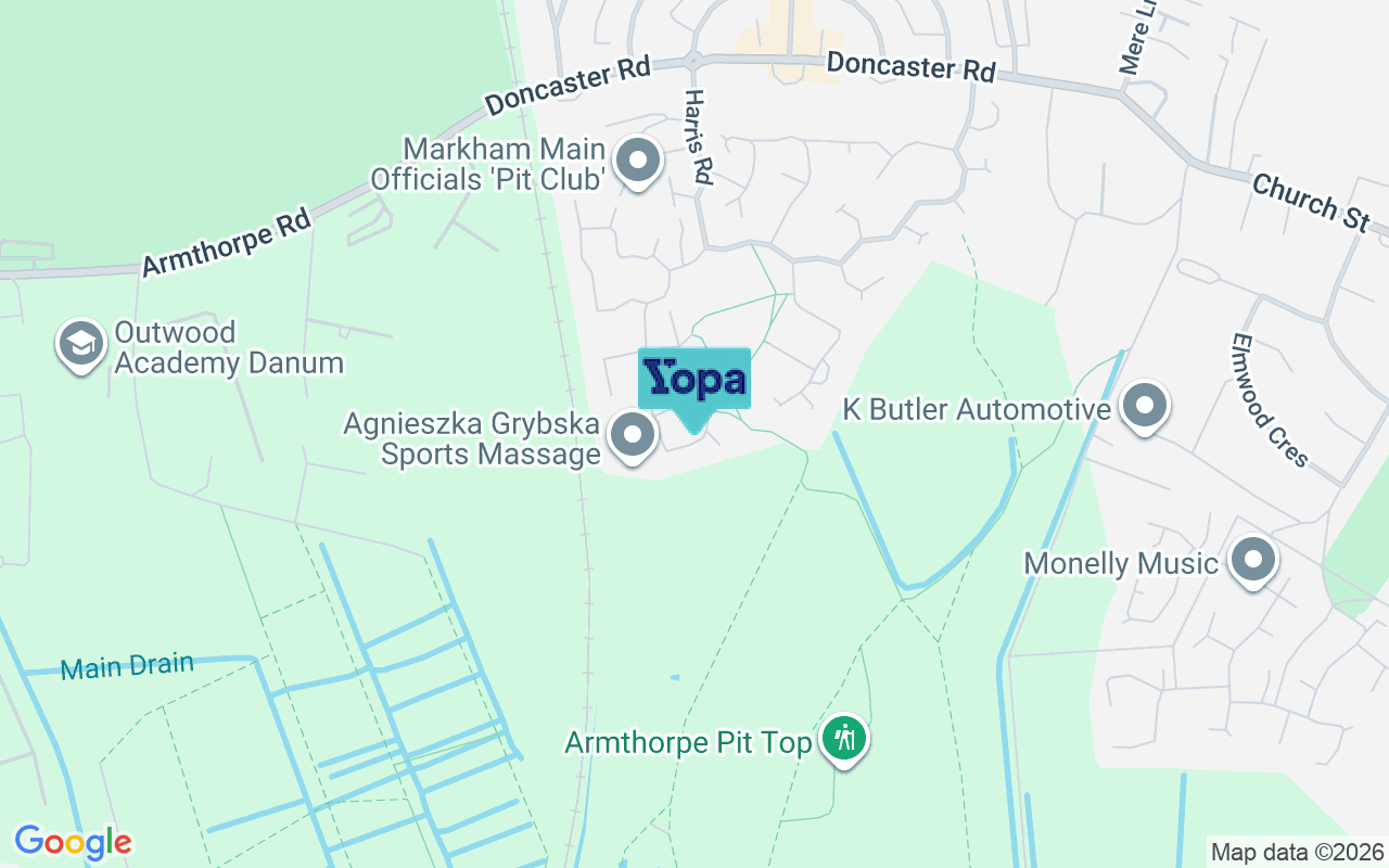 Map showing the location of DN3 2FP