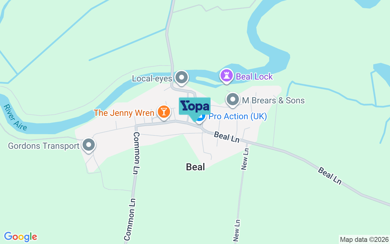 Map showing the location of DN14 0SW