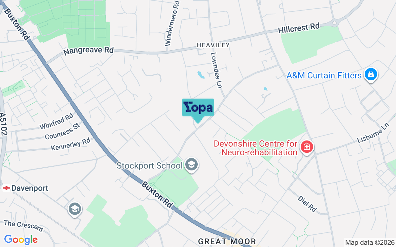 Map showing the location of SK2 6BP