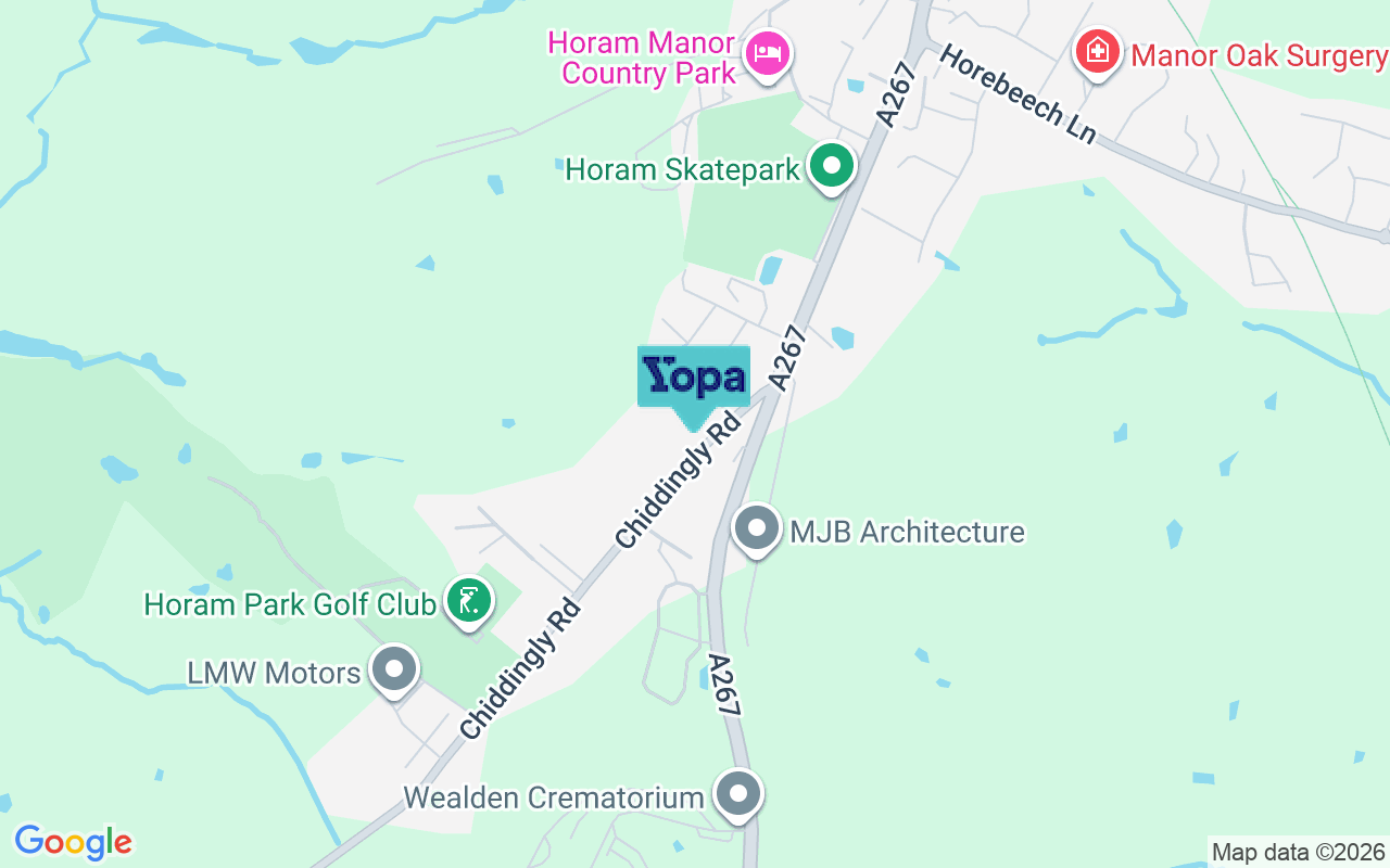 Map showing the location of TN21 0JH