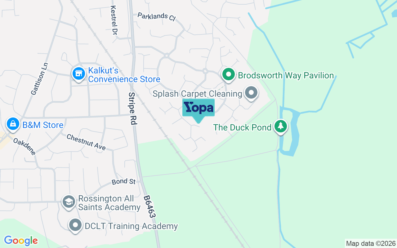 Map showing the location of DN11 0FX