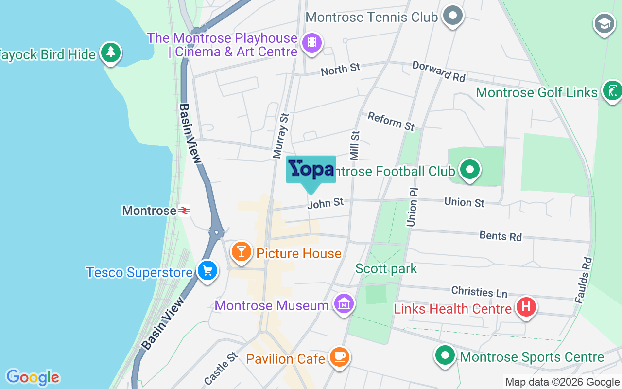 Map showing the location of DD10 8LZ