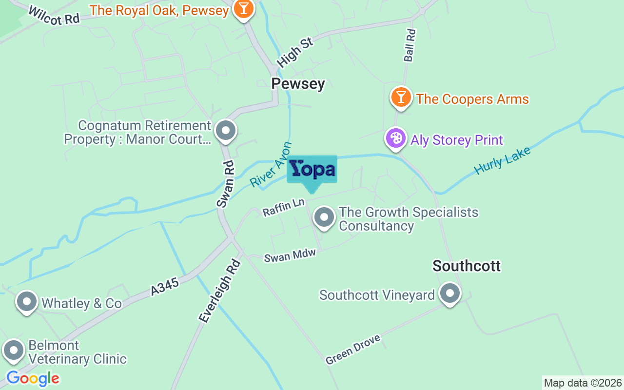 Map showing the location of SN9 5HJ