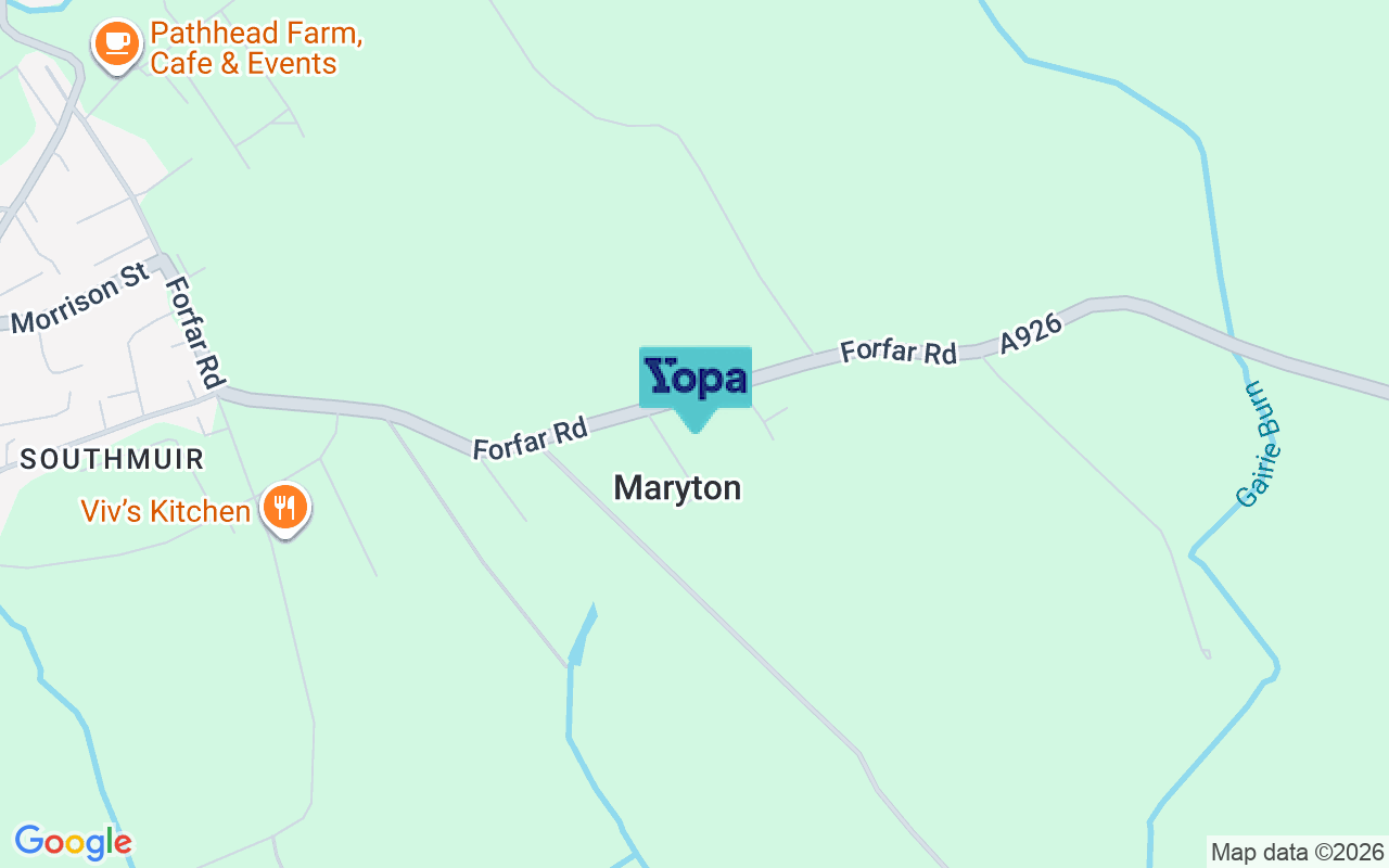Map showing the location of DD8 5PW