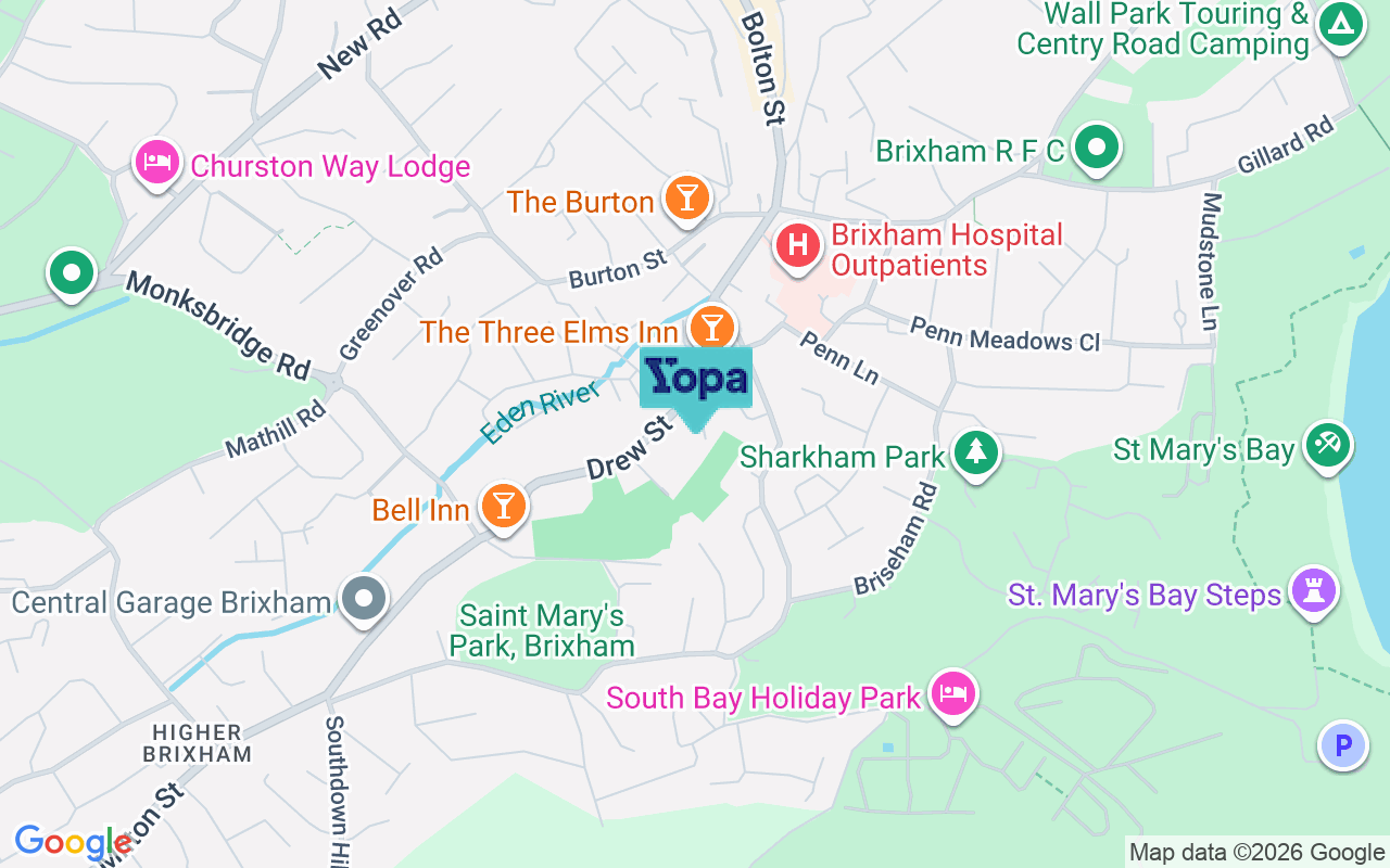 Map showing the location of TQ5 9JX