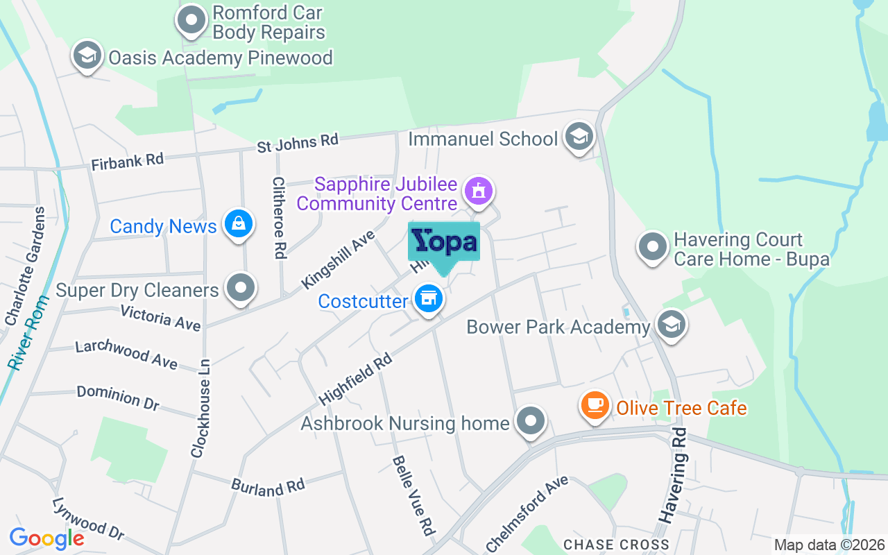 Map showing the location of RM5 3LT