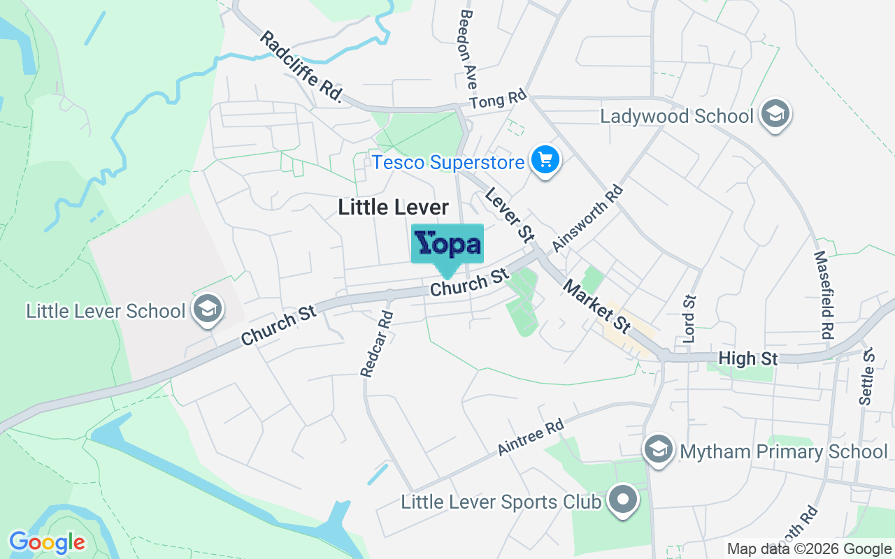 Map showing the location of BL3 1BL