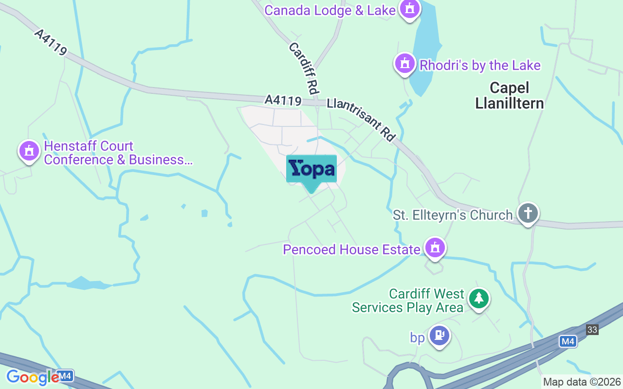 Map showing the location of CF5 6GJ