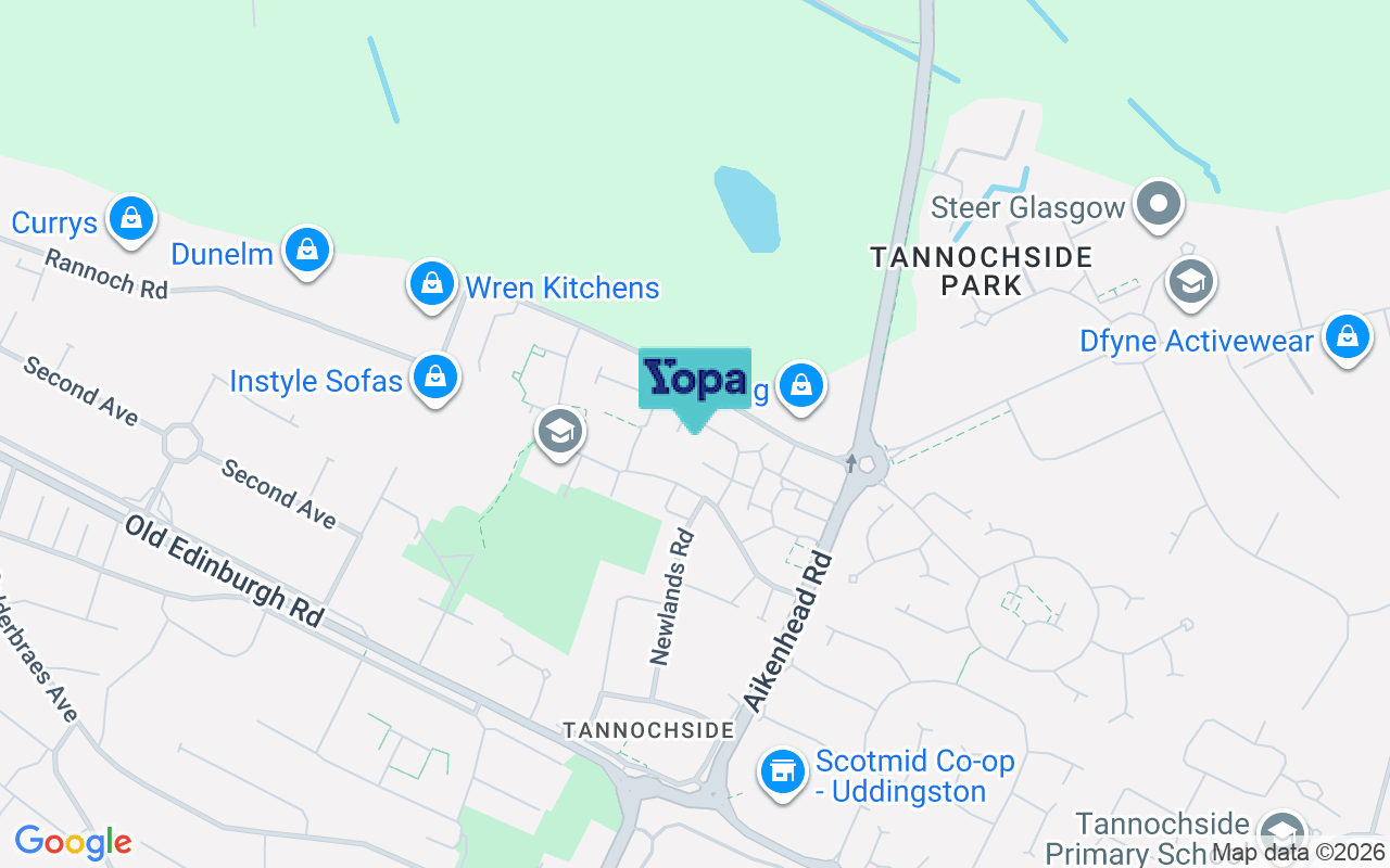 Map showing the location of G71 5RB