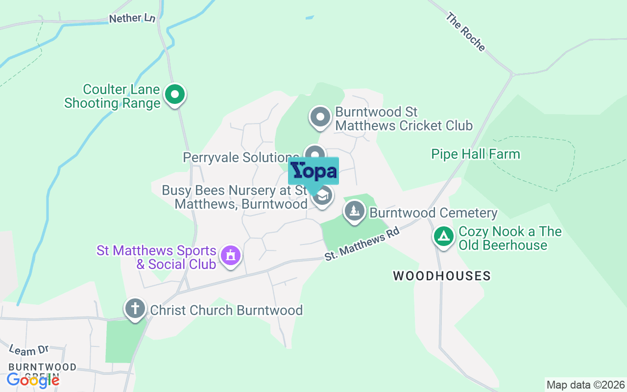Map showing the location of WS7 9HU