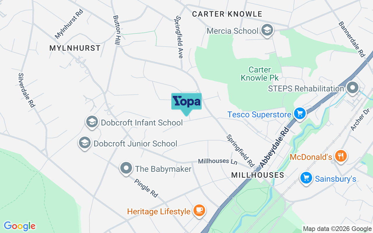 Map showing the location of S7 2GW